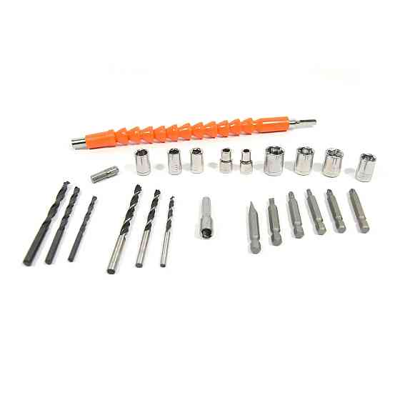 Акумуляторний шуруповерт з набором біт, 2 акумулятори 24V, в кейсі / Міні шуруповерт акумуляторний Київ