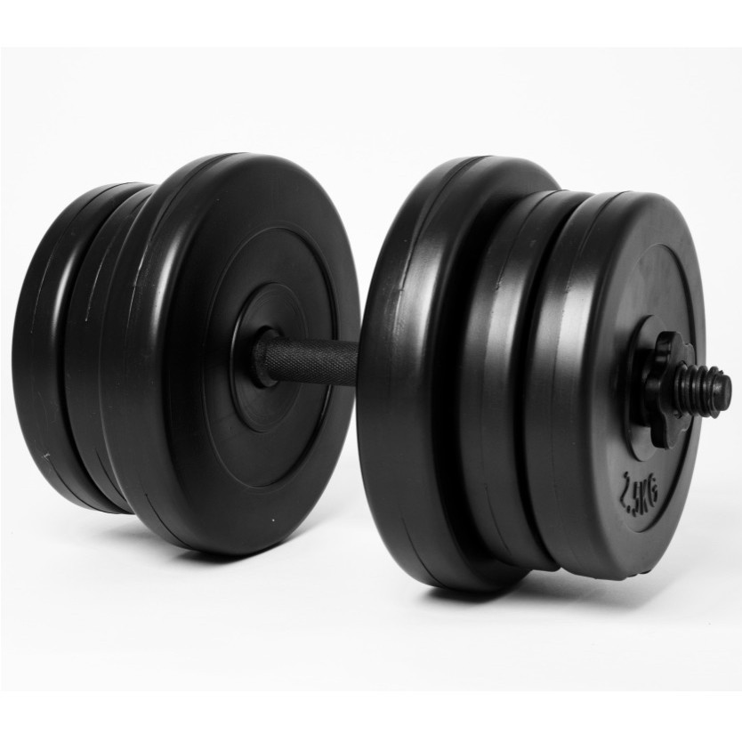 Гантель розбірна 21 кг складальна бітумна для дому домашня Київ - фото 1