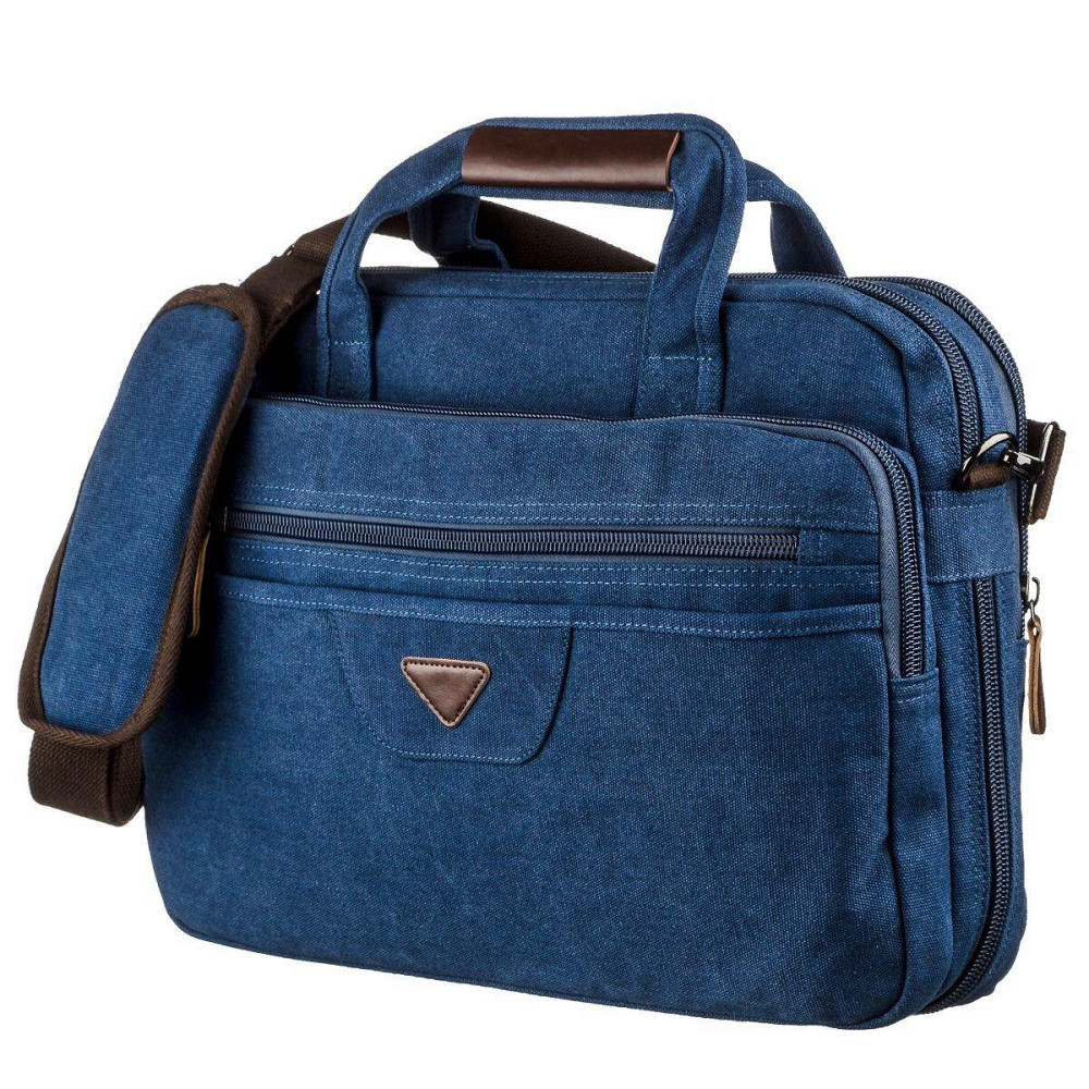 Сумка текстильна для ноутбука Cиня (Vintage) Київ - фото 5