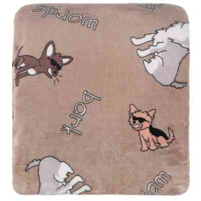 Плед Ardesto Flannel 100% полиэстер, собачки в очках 160х200 см (ART0129PB) Вінниця