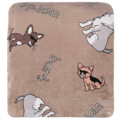 Плед Ardesto Flannel 100% полиэстер, собачки в очках 160х200 см (ART0129PB) Вінниця - фото 2