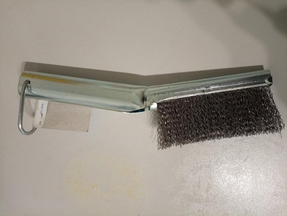 Ручна щітка дротяна "SzczotPol", сталеві дротики, металева ручка, 240 мм Київ - фото 1