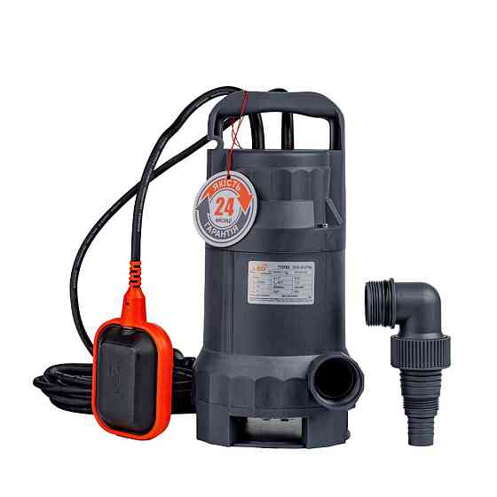 Насос дренажний садовий 0.4кВт Hmax 7м Qmax 233л/хв (част. до 25мм) LEO (773163) Рівне