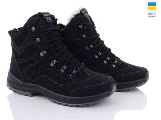 Зимові черевики Winter Black чорний, берци Одесса