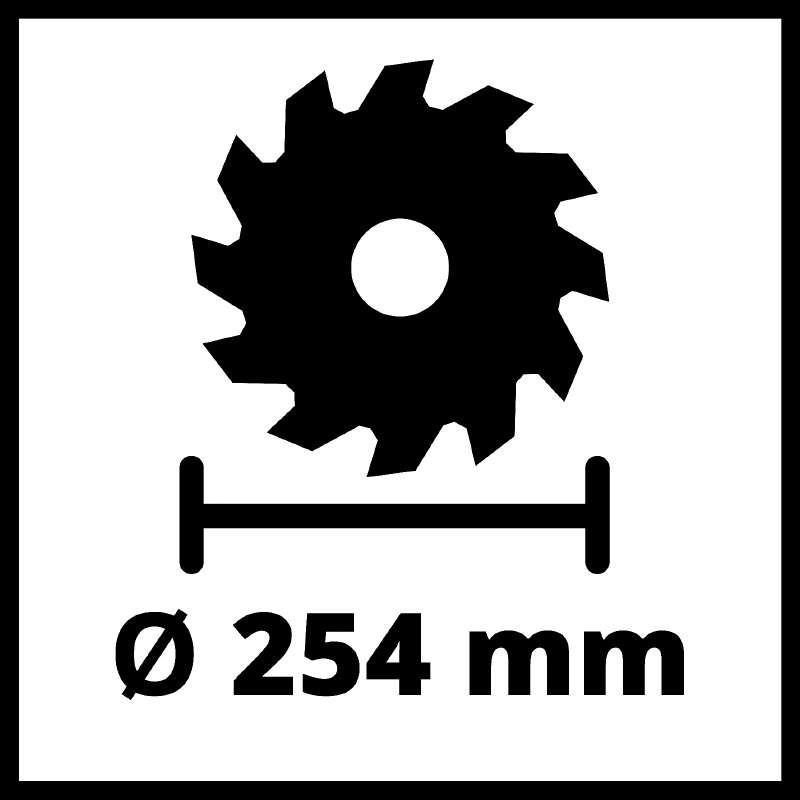 Мощная циркулярная пила Einhell TC-TS 254 Eco: 1800 Вт, диск 254 x 30 x 2,4 мм (4340505) Киев - изображение 7