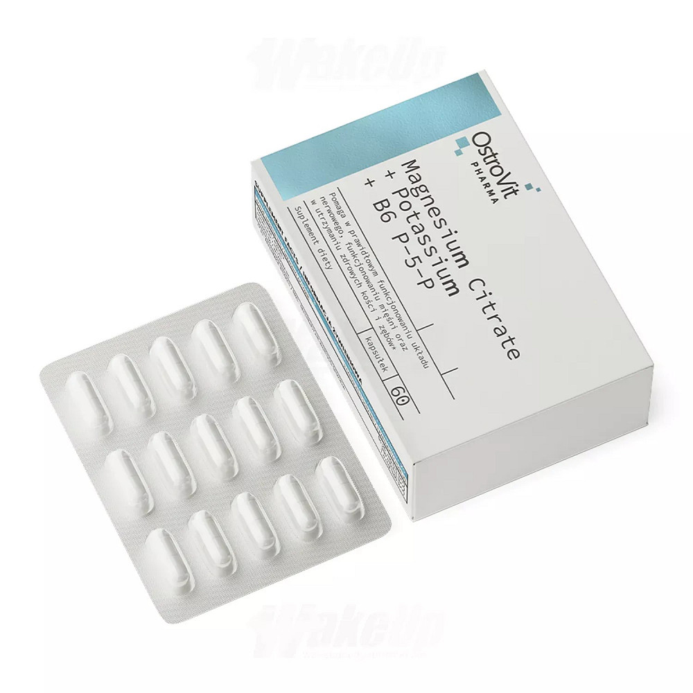 Pharma Magnesium Citrate + Potassium + B6 P-5-P 60 caps Луцьк - фото 2