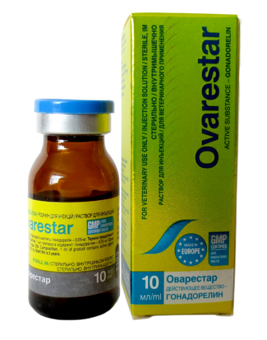 Оварестар раствор для инъекций 10 мл O.L.KAR Винница - изображение 1