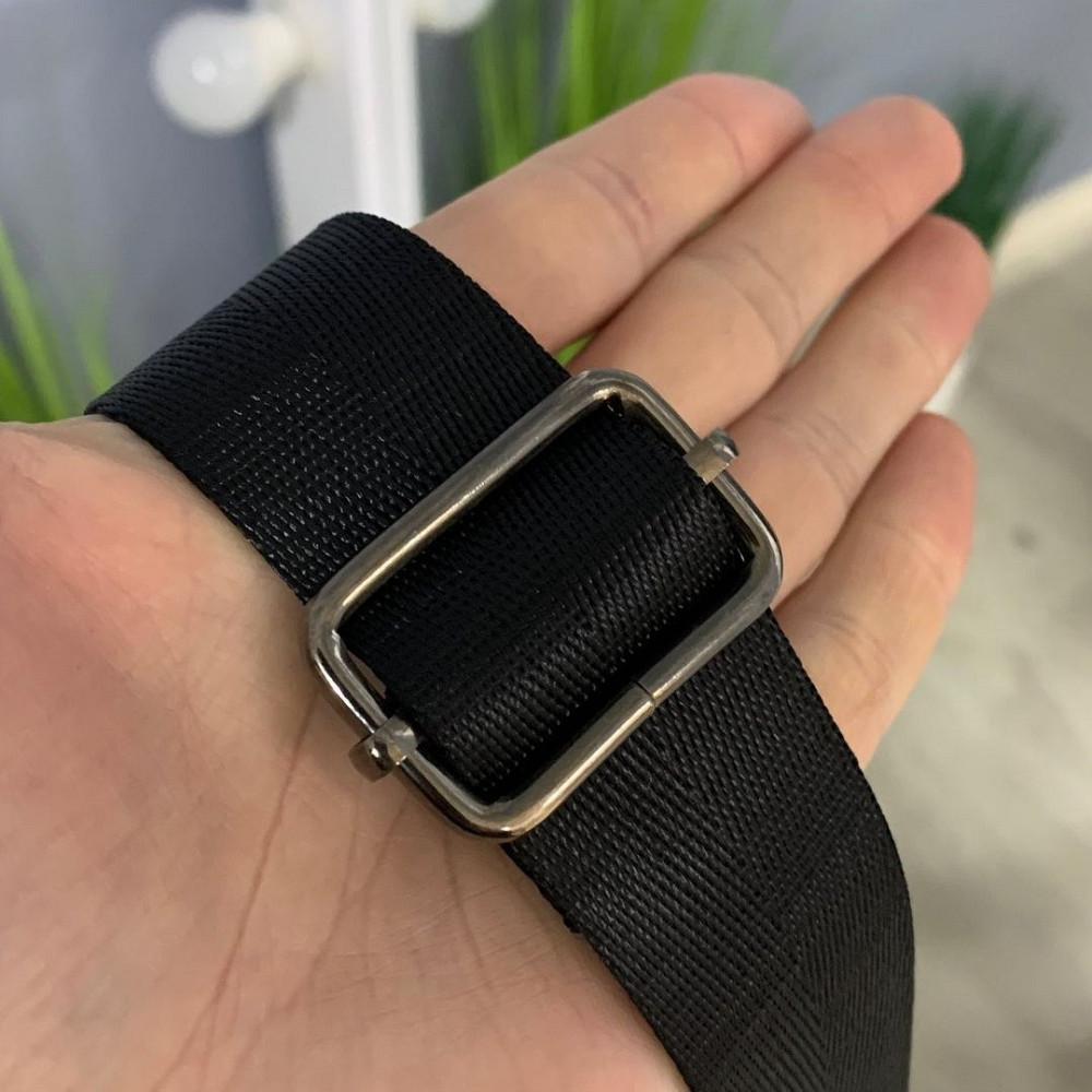 Чоловіча сумка через плече, барсетка з натуральної шкіри містка, чорнаMasterSem Київ - фото 8