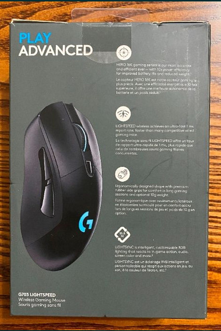 Мышь Logitech G703 Hero 16k Wireless Продам игровую мышь Logitech G703 Hero 16k Wireless. Киев - изображение 3
