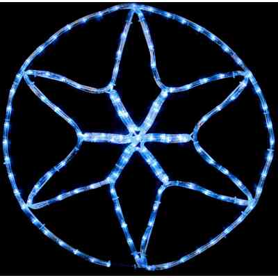 Гірлянда Delux Motif flash Star 60 х 60 см білий IP44 EN (90012983) Вінниця