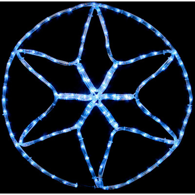 Гірлянда Delux Motif flash Star 60 х 60 см білий IP44 EN (90012983) Вінниця - фото 1