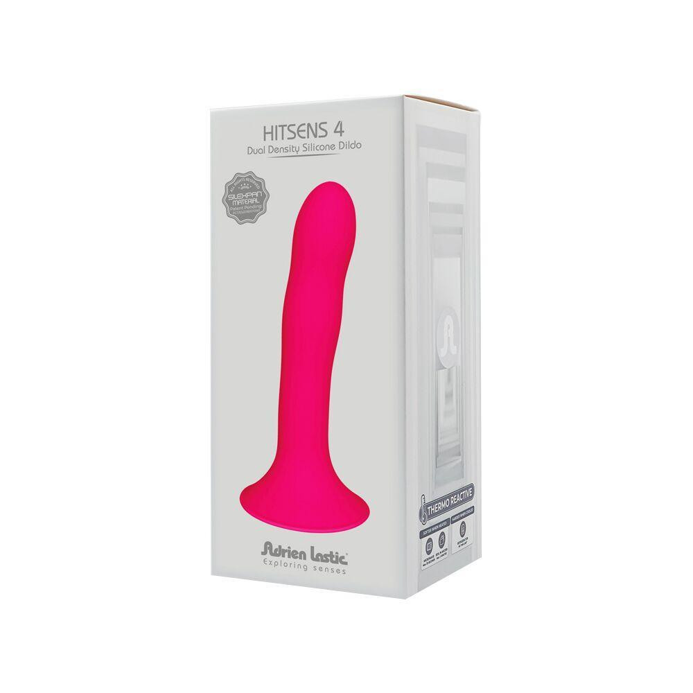 Дилдо з присоскою Adrien Lastic Hitsens 4 Pink, відмінно для страпона, діаметр 3,7см, довжина 17,8см Sex Aura Київ - фото 6