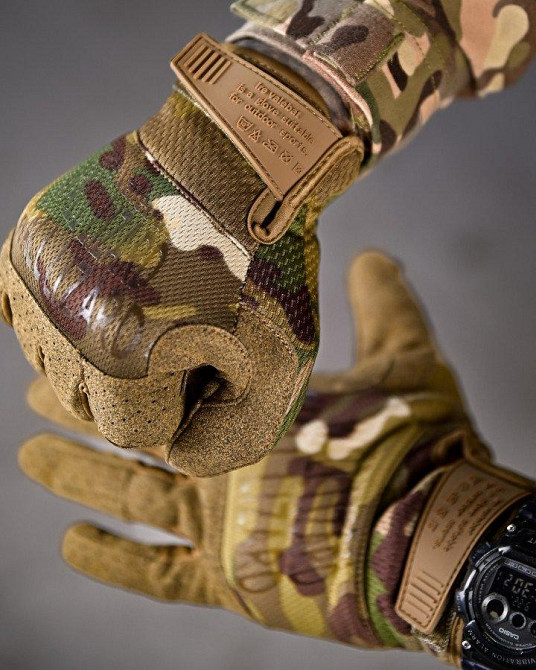 Тактичні рукавички Wallizard мультикам ПП8012 Одеса - фото 5