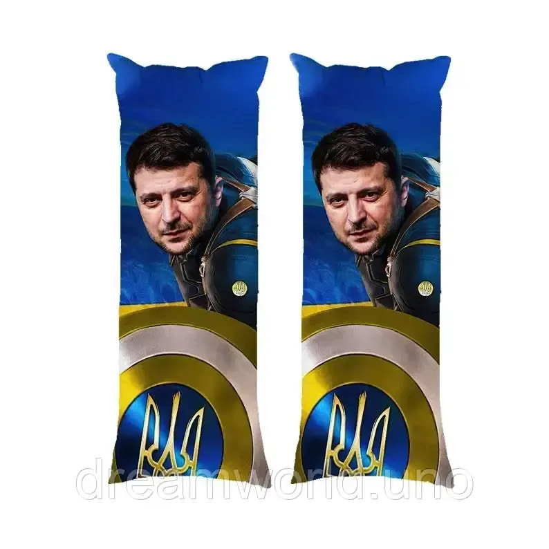 Подушка дакімакура Володимир Зеленський декоративна партова подушка для обіймання 30х60 Харків - фото 1