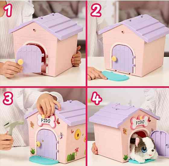 Набор Little Live Pets My Puppy Дом розовый и щенком. Харьков