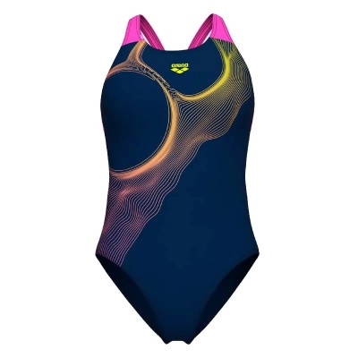 Купальник Arena Ripples Swimsuit V Back B 009021-780 синій 44 (3468337506119) Винница - изображение 6