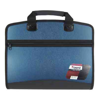 Папка - портфель Axent А4, 4 compartments, blue metallic (1621-12-А) Винница