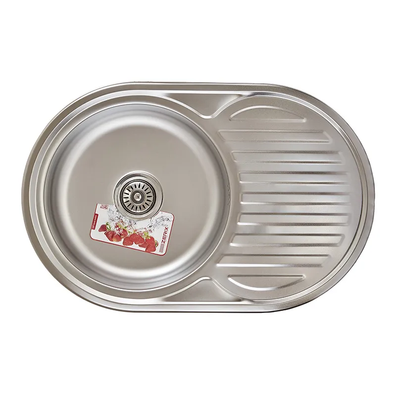 Кухонна мийка Zerix Z7750-08-180E Satin модель ZM0596 Харків - фото 1