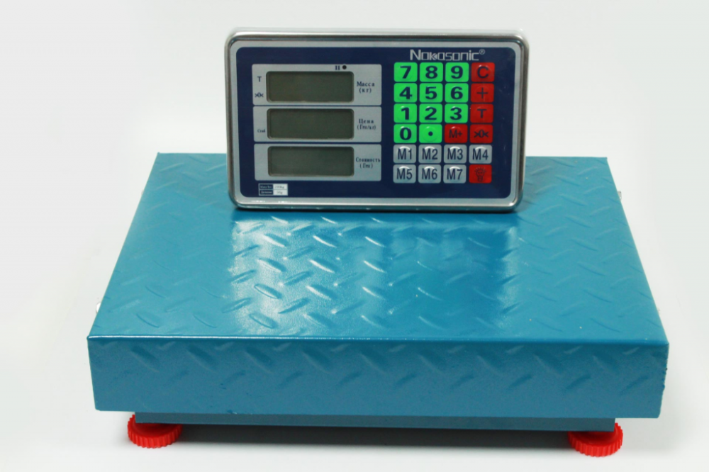 Бездротові торгові ваги Nokasonic до 200 кг з Wi-Fi, металевою платформою 320×420 мм, акумулятором Одеса - фото 1