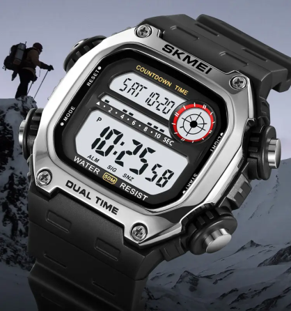 Часы мужские спортивные наручные Skmei 2126 (Серебристый) Винница