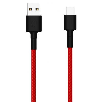 Дата кабель USB 2.0 AM to Type-C 1.0m Braide red Xiaomi (435419) Винница - изображение 1