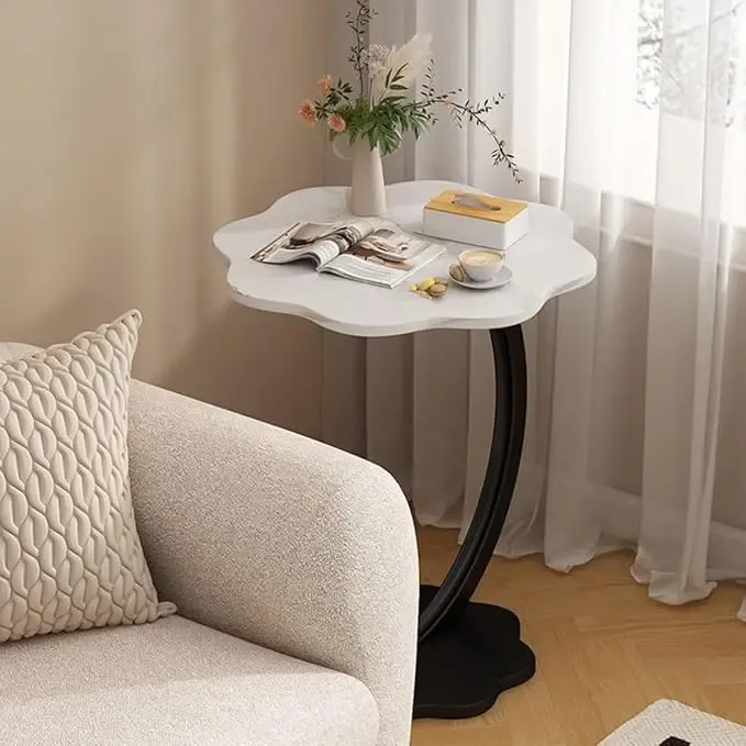 Прикроватный кофейный столик Flower 40х30х60 см Мрамор Коломия - фото 3