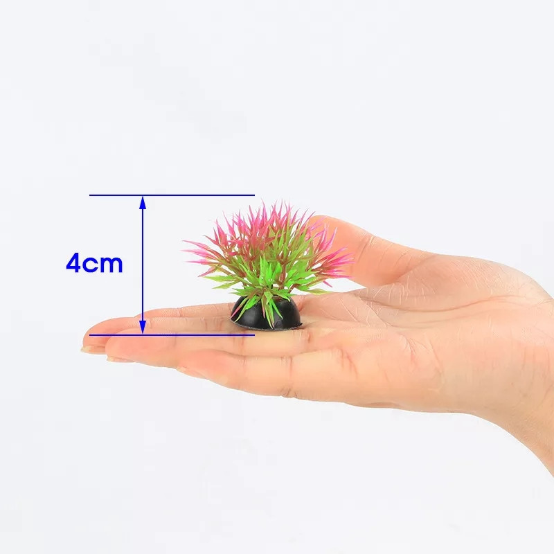 Искусственные растения в аквариум маленькие 4 см разноцветный Киев - изображение 1