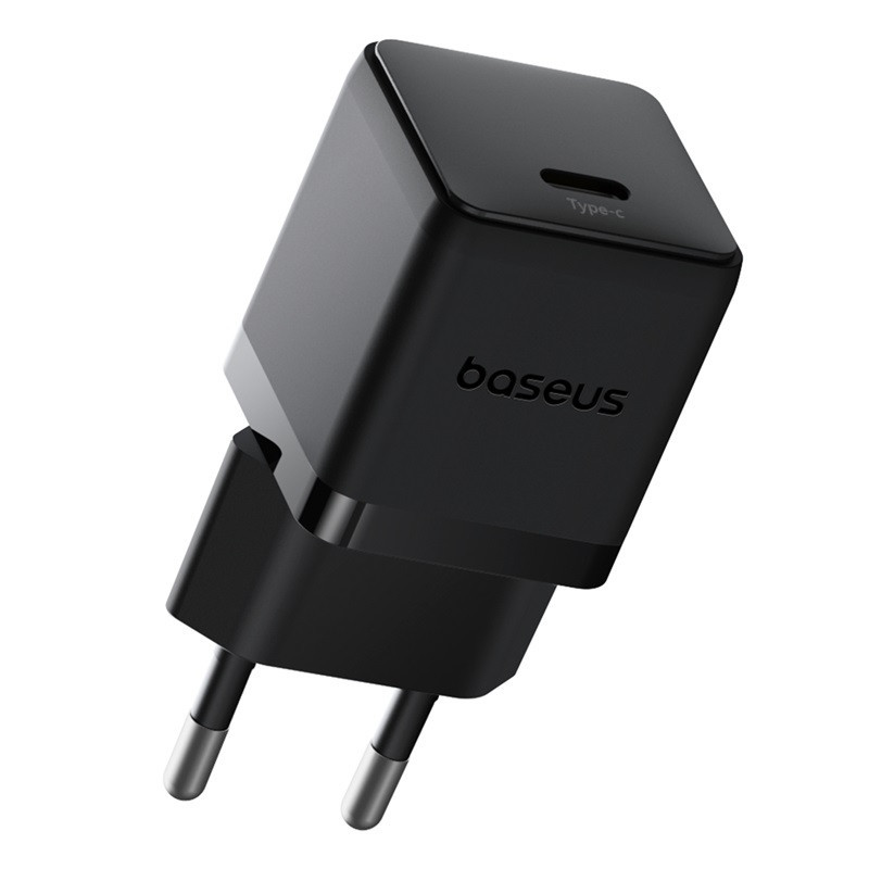 Мережевий зарядний пристрій Baseus Palm Fast Charger 1C 20W EU Cluster Black Одеса - фото 1
