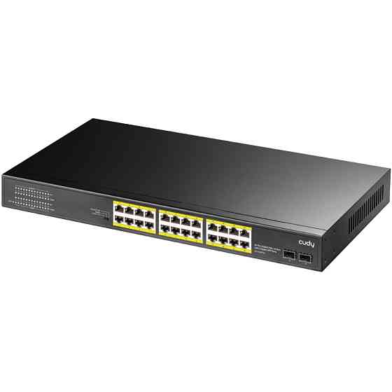Комутатор Cudy GS1028PS2, 24-Gigabit PoE+ Switch with 4 Uplink Gig Ports and 2 Gig SFP Slots 300W Вінниця