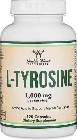 L-тирозин Double Wood L-Tyrosine 1000 mg (на 2 капсулы) 120capsules Луцк