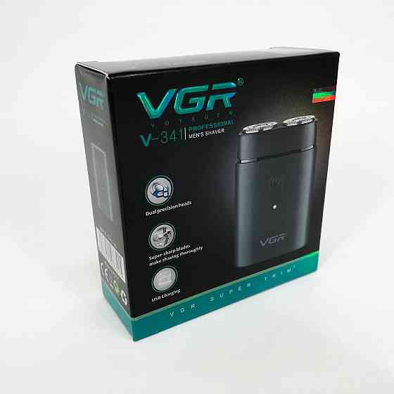 Електробритва для ідеального гоління VGR V-341, Бездротова електрична бритва для гоління ZX-74 Івано-Франківськ