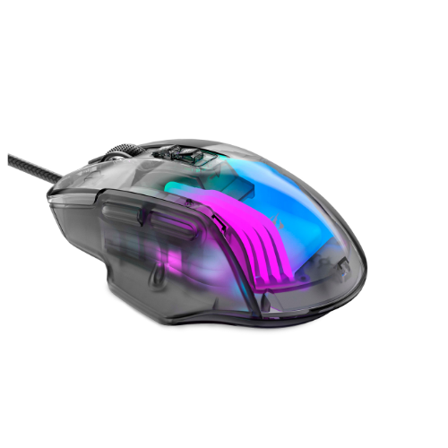 Мишка з програмованими клавішами ігрова Havit HV-MS1011SE прозорий/чорний Житомир - изображение 6