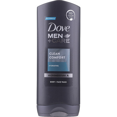 Гель для душа Dove Men+Care Чистота и комфорт 250 мл (8717644627624) Винница - изображение 1