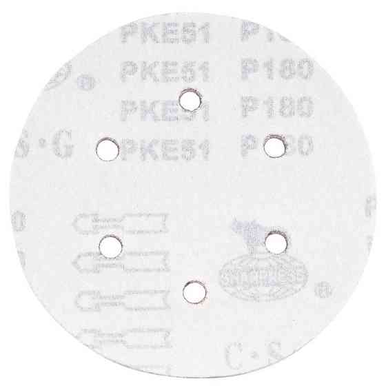 Шліфувальний круг 6 отворів Ø150 мм P180 (10 шт.) SIGMA (9122291) Київ