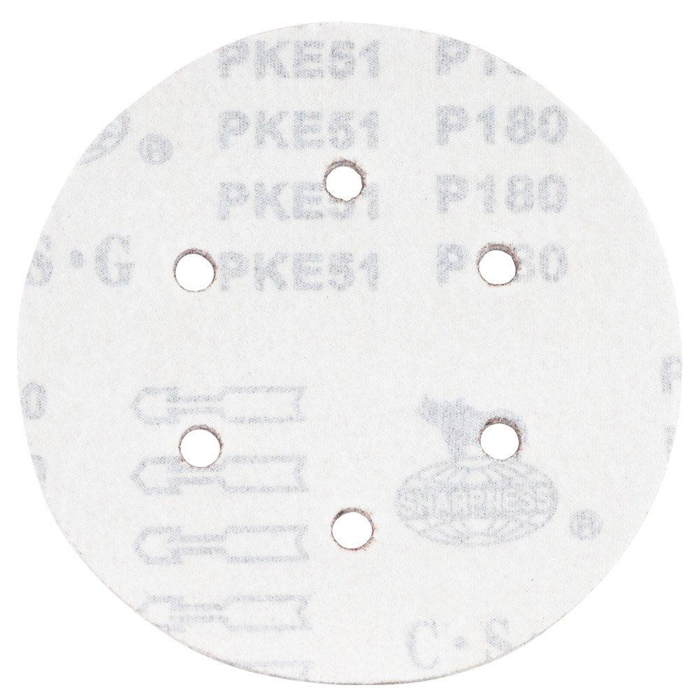 Шліфувальний круг 6 отворів Ø150 мм P180 (10 шт.) SIGMA (9122291) Київ - фото 2