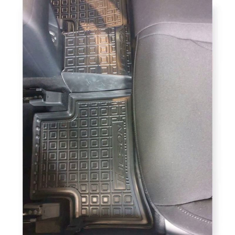 Коврики салона автомобиль Хюндай Tucson IV (ДВС) (2021-) борт 2,5 см, с перемычкой Мукачево - изображение 2
