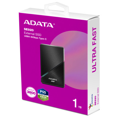 Накопичувач SSD USB 3.2 1TB SE920 ADATA (SE920-1TCBK) Вінниця - фото 4