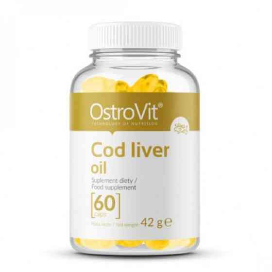 Масло из печени трески Ostrovit Cod Liver oil 60 caps Луцк