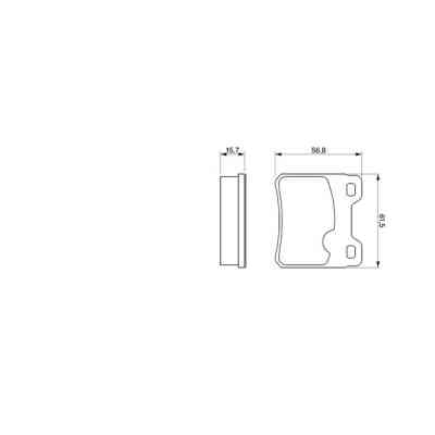 Тормозные колодки Bosch 0 986 460 955 Винница