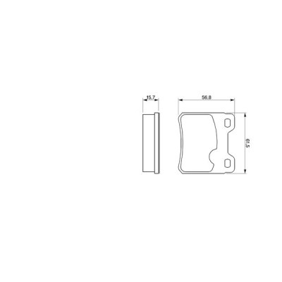 Тормозные колодки Bosch 0 986 460 955 Винница - изображение 1