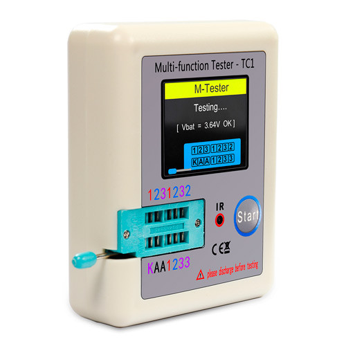 Тестер полупроводниковых элементов, транзисторов ESR LCR-TC1 Винница - изображение 1