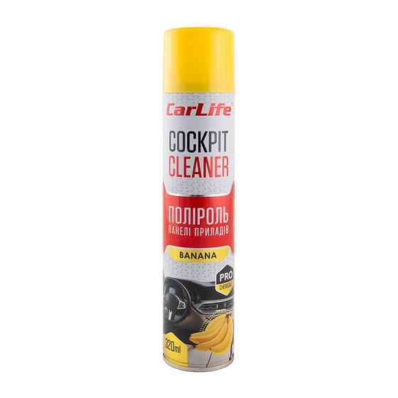 Полироль для панели приборов CarLife Cockpit Cleaner Банан, 320мл Львов