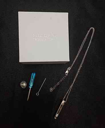 Срібна підвіска капсула з мініатюрною схованкою YAFEINI Луцк