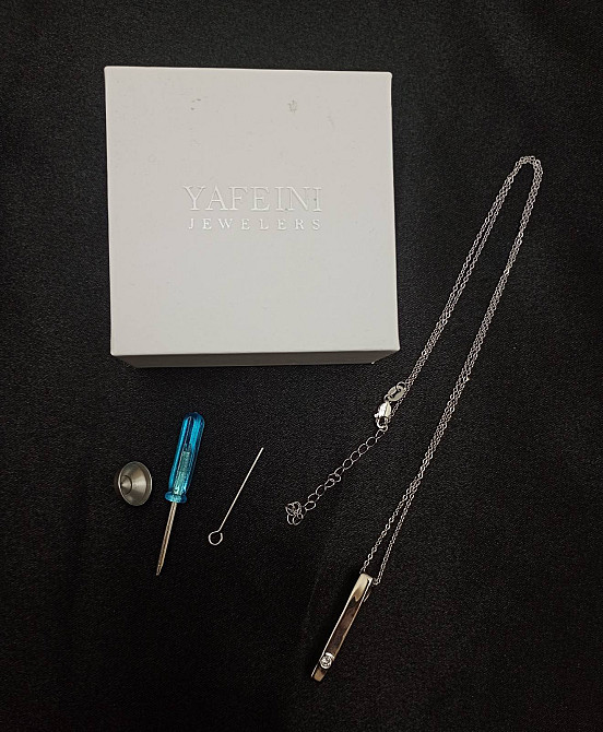 Срібна підвіска капсула з мініатюрною схованкою YAFEINI Луцк - изображение 1