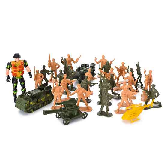 Дитячий набір солдатиків CY4149B-B, військова техніка, з транспортом Вінниця
