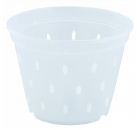 Вазон для орхідей дренажний 17*12,5см прозорий Алеана Житомир - изображение 1