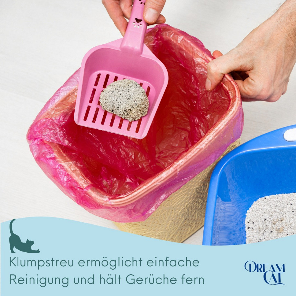 Бентонітовий наповнювач Dream Cat (Дрім Кет) для котячих туалетів з ароматом лаванди, 10 л (8.5 кг) Київ - фото 3