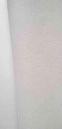 Обои виниловые на флизелине горячего тиснения DUKA Selective 1.06x10 однотонные под ткань лен матовые светло серые 32451-10 Киев