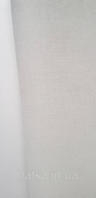 Шпалери вінілові на флізеліні гарячого тиснення DUKA Selective 1.06x10 однотонні під тканину льон матові світло-сірі 32451-10 Київ - фото 1