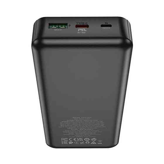 Зовнішній акумулятор HOCO J102A Cool figure PD20W+QC3.0 power bank(20000mAh) Black Київ